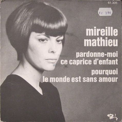 Pourquoi Le Monde Est Sans Amour Mireille Mathieu Partition De La