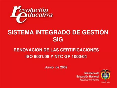 Ppt Sistema Integrado De Gesti N Sig Powerpoint Presentation Free