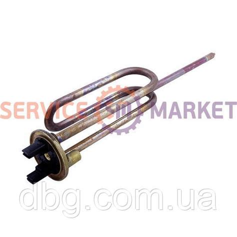 Тэн для бойлера под анод 2000W (медный), фланец 48mm анод M6 Thermowatt ...