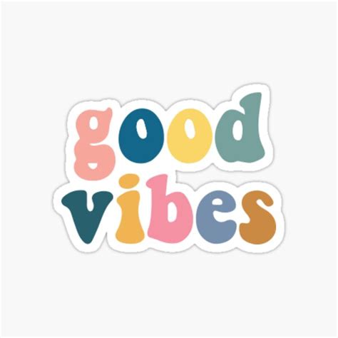 Good Vibes Only Stickers | Redbubble