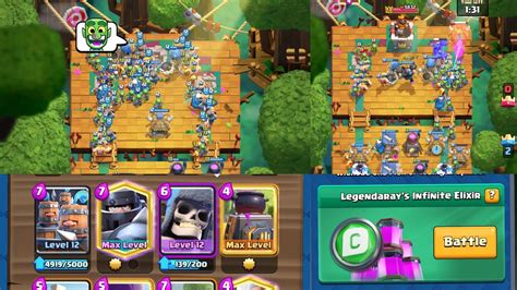 Best Deck To Win Legendaray S Infinite Elixir Mode In Clash Royale