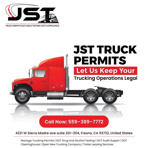 The Jst Truck Permits Jst Truck Permits Dot Drug Testing