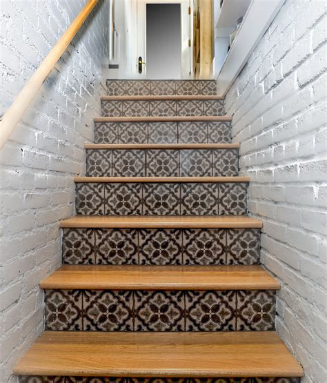 Free Patterned Tiles On Stairs Image Stunning Photography