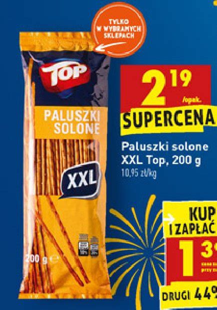 Paluszki Solone Xxl Top Pub Top Biedronka Cena Promocje Opinie