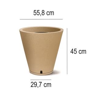 Vaso De Planta Polietileno Decorativo Prato Embutido Areia Shopee Brasil