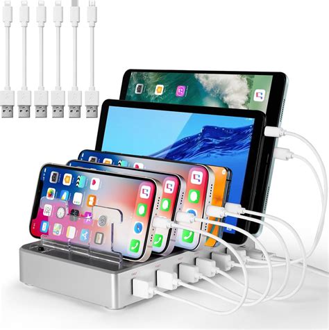 Amazon Poweroni 4 Port USB Charging Station Fast Charging Dock