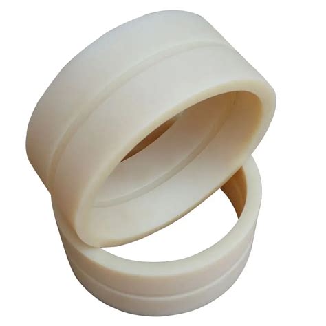 Custom Ptfe Peek Nylon Pa Flange Sleeve Threaded Bushing Shaft Sleeve