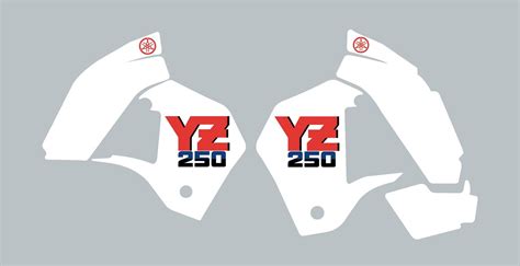 Yamaha Yz Oem Style Tank Shroud Decal Set