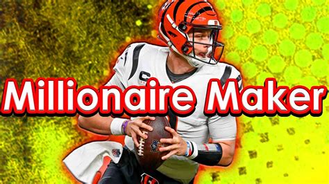 Draftkings Nfl Week Millionaire Maker Lineup Dfs Picks Youtube