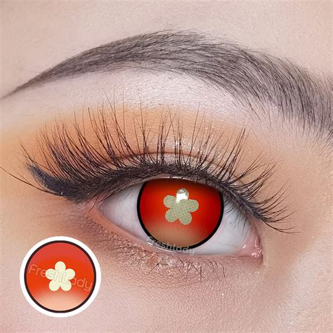 Hutao Red Crazy Contacts Lenses Freshlady