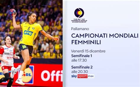 Pallamano Mondiali Femminili 2023 Le Semifinali In Tv E Streaming Su