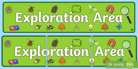 Free 👉 Exploration Area Display Banner Teacher Made