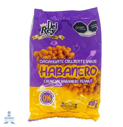 Botana Del Rey Cacahuate Habanero 800 G Ibarra Mayoreo