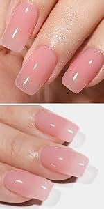 Aillsa Milky White Gel Nail Polish Neutral Gel Nail Polish Translucent Soak Off U V Jelly Nude