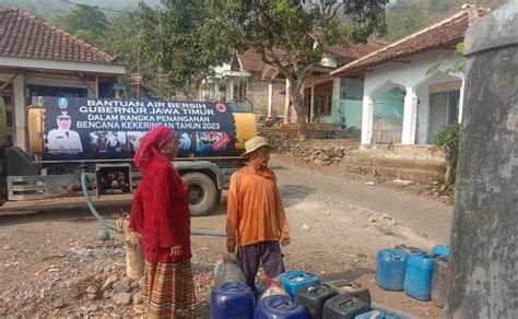 Pemprov Jatim Gerojok Air Bersih Untuk Tiga Desa Terdampak Kekeringan