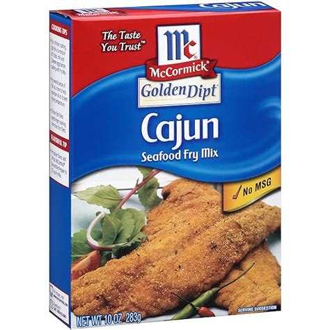 Mccormick Golden Dipt Cajun Seafood Fry Mix 10 Oz