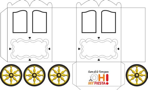 Molde O Plantilla Para Hacer Cajas Con Forma De Carruaje Ideas Y