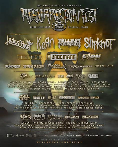 Resurrection Fest Cartel Entradas Y Precios