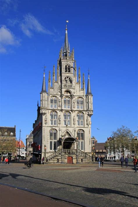 Gouda City Hall, Gouda, Netherlands Editorial Stock Image - Image of ...