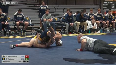 149lbsTy Watters West Virginia Vs Michael Lewarchick Kent St YouTube