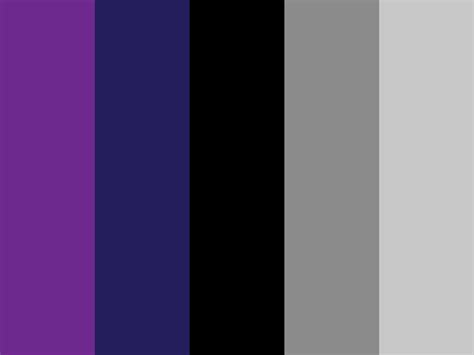 purple black  grey color palette
