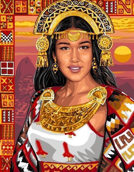 Incan Princess Peruvian Women Inca Art Peruvian Women Inca