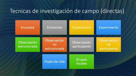 Las Técnicas De Investigación De Campo Youtube