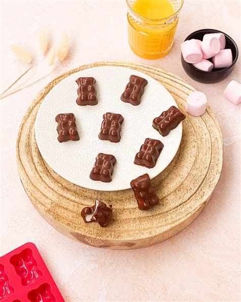 Recette Oursons Guimauve Chocolat Lait Blog De Maspatule