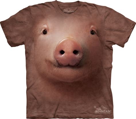 Big Face Animals, Bigger Than Life Realistic Animal Head T-Shirts