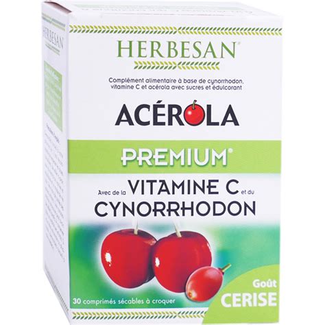 Herbesan Acerola Premium Vitamine C Comprimes