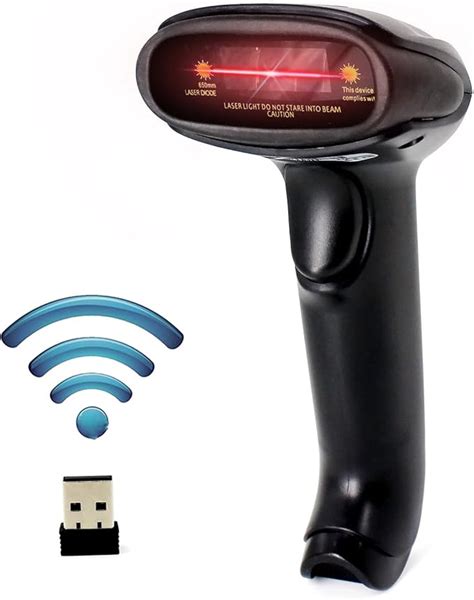 Usb Wireless Barcode Scanner Symcode Ghz Handheld Automatic Laser