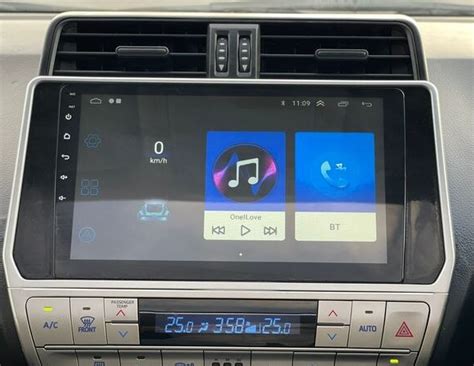 Autoradio Tactile Gps Android Et Carplay Sans Fil Toyota Prado