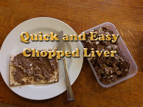 Traditional Jewish Chopped Liver Recipe Delishably