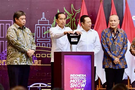 Indonesia Macet Presiden Jokowi Buka IIMS 2023 Dan Minta Industri