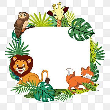 Jungle Animal Border