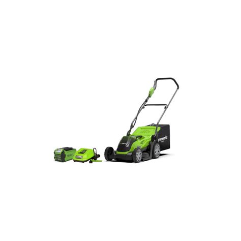 Tondeuse Greenworks 40v 2ah 35cm Chargeur Tecniba