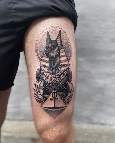 Egyptian Jackal Tattoo