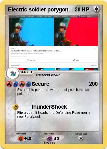 Pokémon Electric soldier porygon 5 5 - Secure - My Pokemon Card