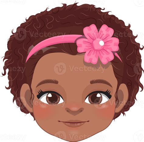 Young Black Girl Clipart Little Black Girl Cartoon Png Download