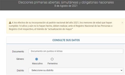 Dónde Voto En Santa Fe Consultá El Padrón Electoral Para Las