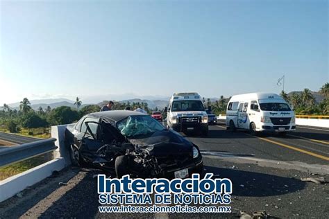 En la víspera de Semana Santa tres accidentes vehículares en Tecpan de