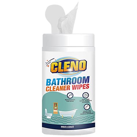 Buy Cleno Bathroom Cleaner Wet Wipes For Showers Wash Basins Floors