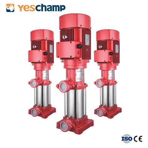 Vertical 4 Inch Multistage Booster Fire Jockey Pump For Fire Fighting