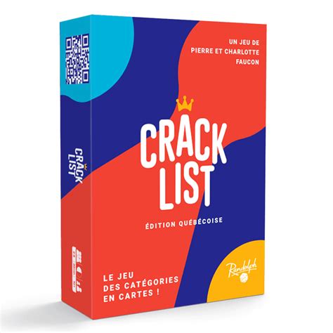 Crack List Dition Qu B Coise Fr Board Game Le Maitre Du Jeu Verdun