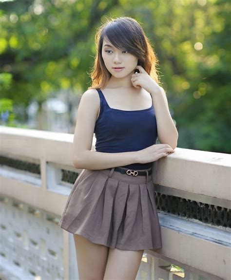 99 Hình ảnh hot girl Gái xinh mặc váy ngắn đẹp nhất THCS Hồng Thái