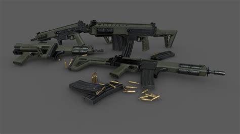 Assault Rifle Imbel IA2 5.56mm - 3D model by Yuri Vieira (@yuri.vieira.a) [4e635a7] - Sketchfab