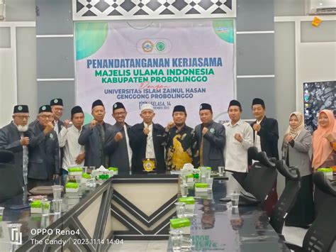 Mui Kabupaten Probolinggo Jalin Kerja Sama Dengan Unzah Genggong