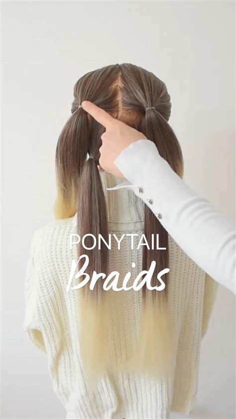 Ponytail braids for holidays