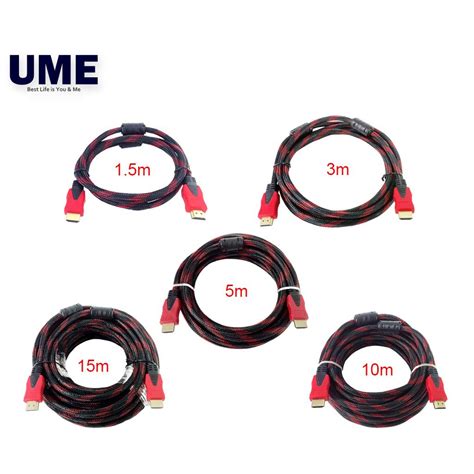 HDMI Cable High Speed 1 5M 3M 5M 10M Full HD 1080P High Speed HDMI