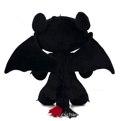 Weighted Toothless Plush | Kawaii Black Dragon Stuffed Toy - Plushie Pulse